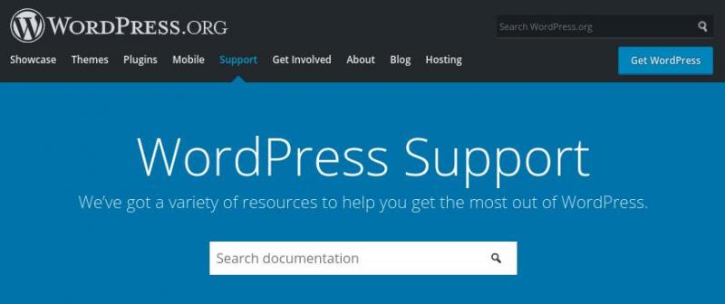 The WordPress support documentation.