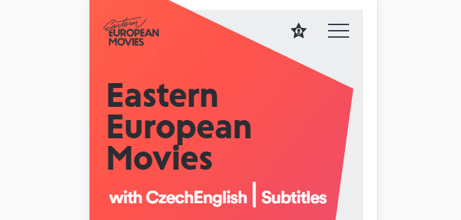 The Easter European Movies homepage.