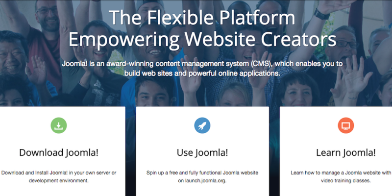 The Joomla website.